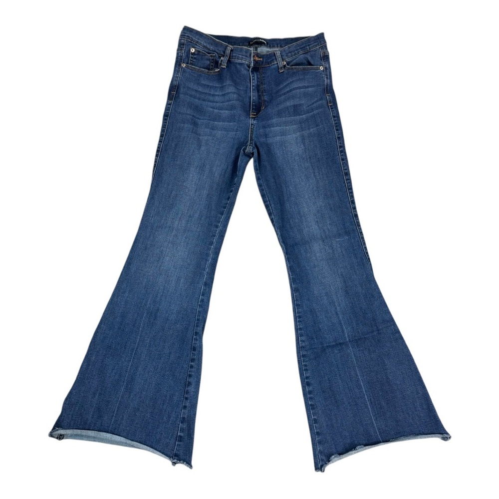 Fashion Nova Womens High Waisted Flare Bell Bottom Denim Jeans